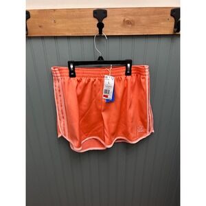 Adidas‎ Women 3S Sprinter Shorts Semi Coral Athletic Sz L New With Tags